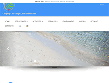 Tablet Screenshot of campingcalaginepro.net